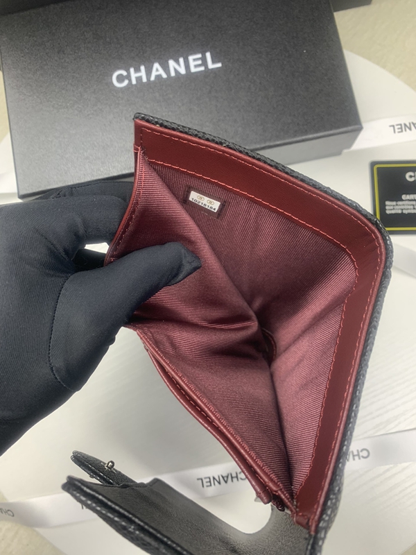 コピーシャネル激安財布角部分ディテール